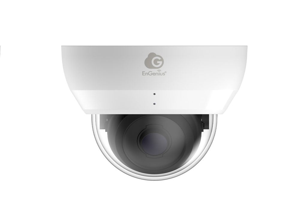 EnGenius Cloud Managed AI Indoor/Outdoor 8MP Zoom Dome Camera + facial recognition