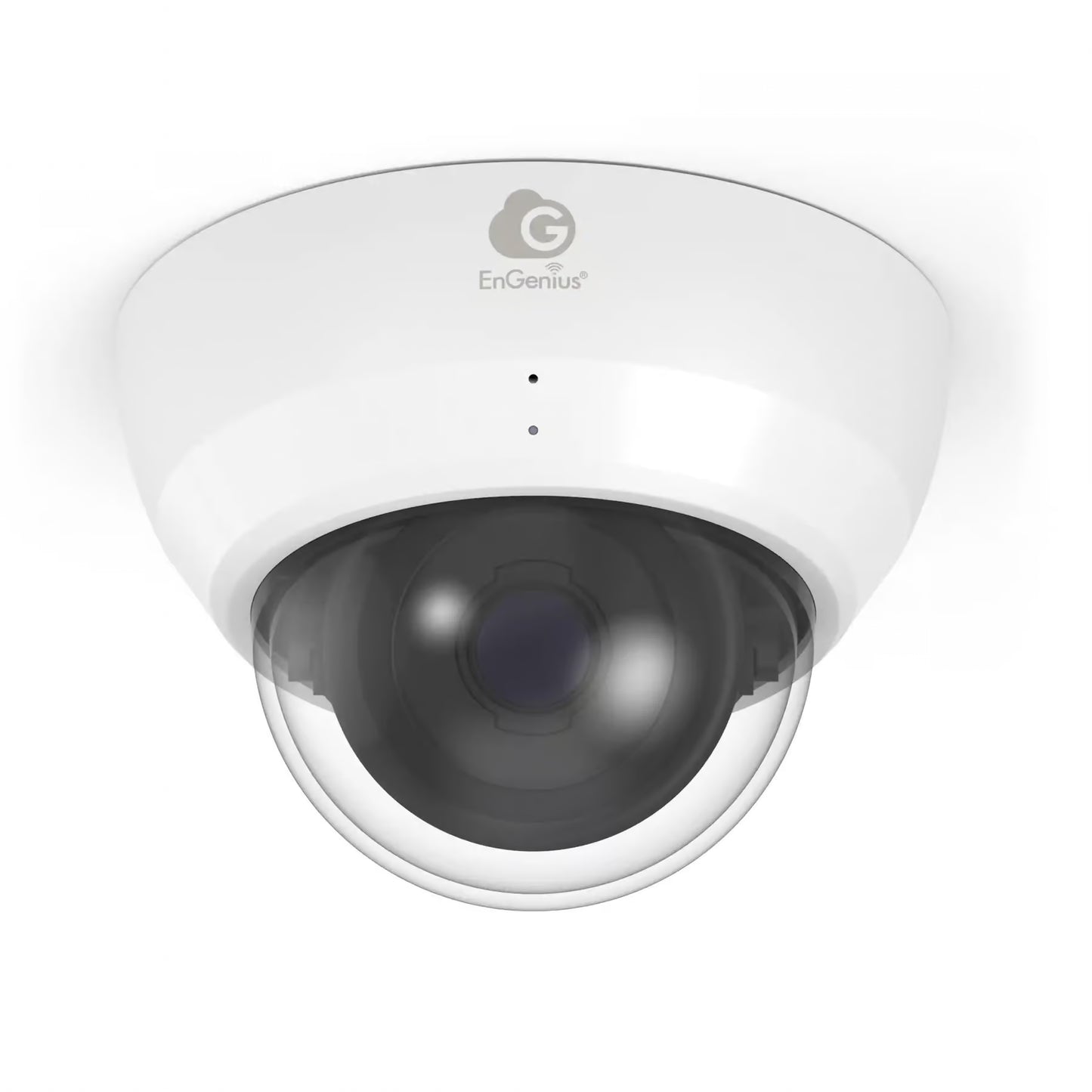 ECC500 Cloud Managed AI Indoor/Outdoor 8MP Dome Camera with facial recognition.