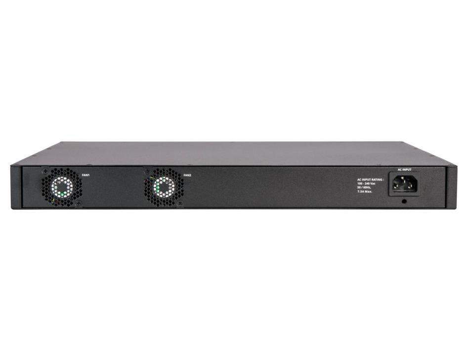 ICX8200-48P 48 X 10/100/1000MBPS. CLASS 4 POE, 370W BUDGET. 4 X 1/10/25GBE SFP28