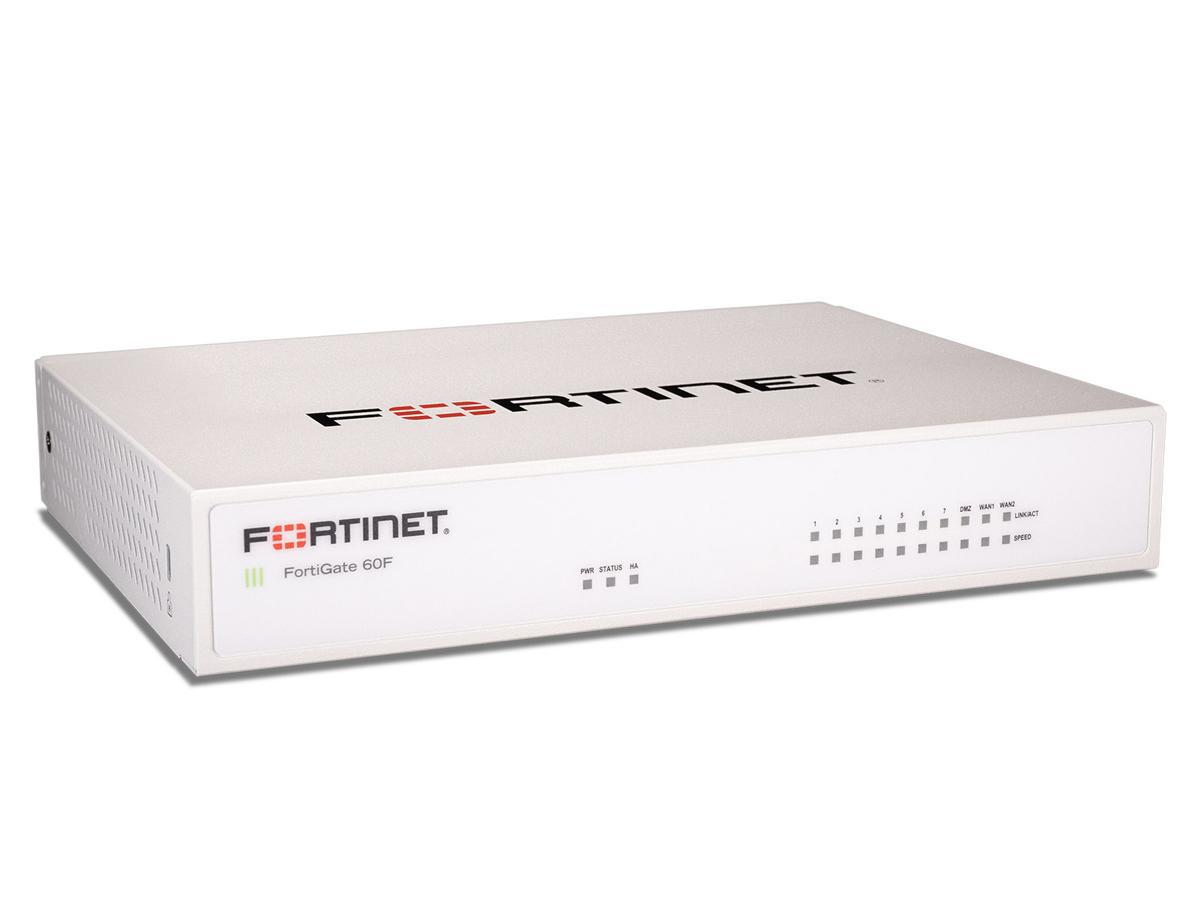 FortiGate-60F Hardware plus 1 Year FortiCare